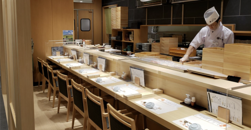 Numazu Uogashi Sushi Premium Shizuoka Sushi counter